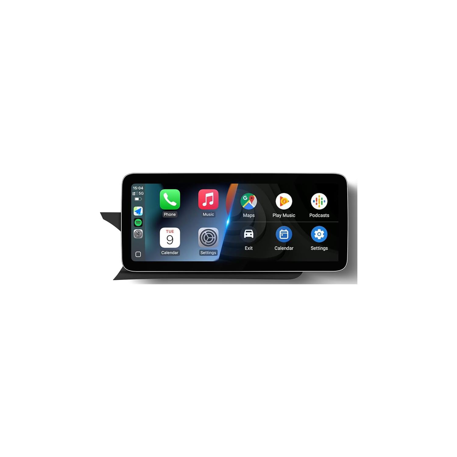 Linux Screen 12.3 inch for Mercedes C-Class W204 from 2011 | Wireless CarPlay and Android Auto TR4558