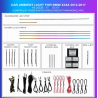 BMW X3/X4 F25/F26 2012-2017 18 LED Rainbow ambient lighting kit TR4617 1