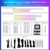 BMW 3 Series F30 / 4 Series F32 2013-2019 19 LED RGB ambient lighting kit TR4621 1