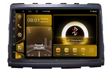 Radio navegador SsangYong Rodius 2012-2019 pantalla 9 pulgadas Android 14 CarPlay TR4644