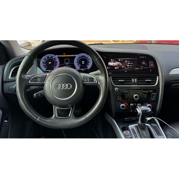 12.3" Digital Cluster + 10.25" Android Screen Audi A4 2009-2016 CarPlay TR4649