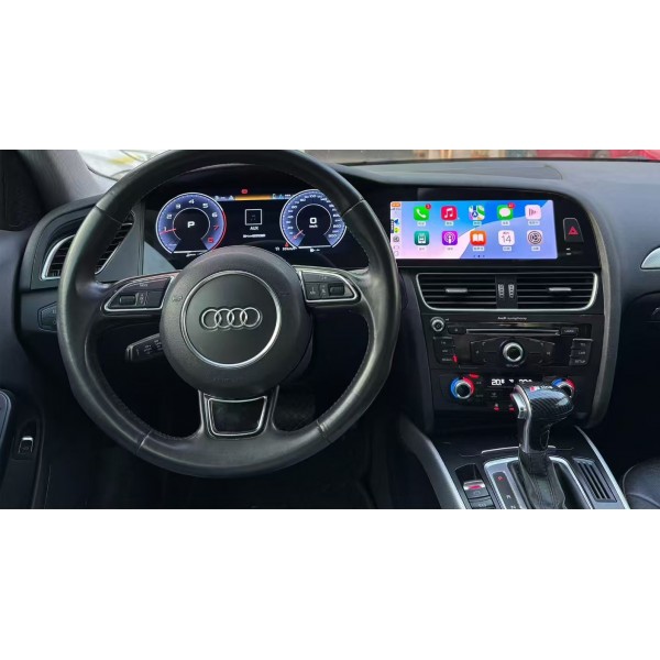 12.3" Digital Cluster + 10.25" Android Screen Audi A4 2009-2016 CarPlay TR4649