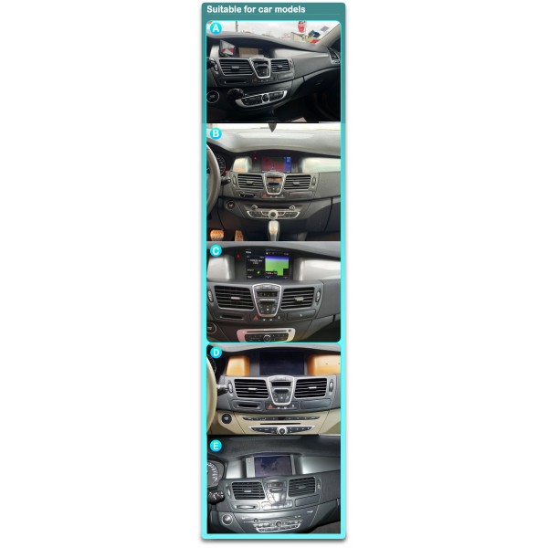 Radio navegador GPS Renault Laguna 3, Renault Latitude 2011-2015 7" Android 15 TR4652