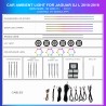 Ambient lighting kit Jaguar XJ L 2010-2018 Rainbow 30 LEDs RGB LED interior TR4695