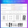 Ambient lighting kit Hyundai Sonata 2019-2022 Rainbow 22 LEDs RGB LED interior TR4721