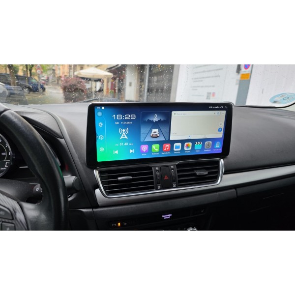 GPS monitor Mazda 3 2014-2019 12,3 inch head unit CarPlay & Android Auto TR3686