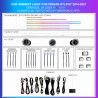 Ambient lighting kit Nissan Sylphy 2014-2021 24 interior LEDs TR4726