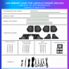 Kit iluminación ambiental Lincoln Corsair 2020-2023 rainbow 29 LEDs RGB LED interior TR4764