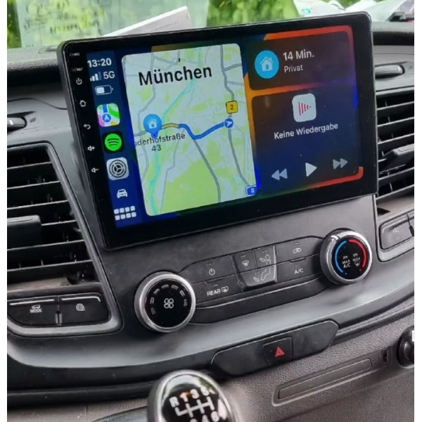 Android GPS Head Unit Ford Transit Connect, T250, Tourneo, Fiesta, EcoSport 10.1 QLED Screen CarPlay TR4775
