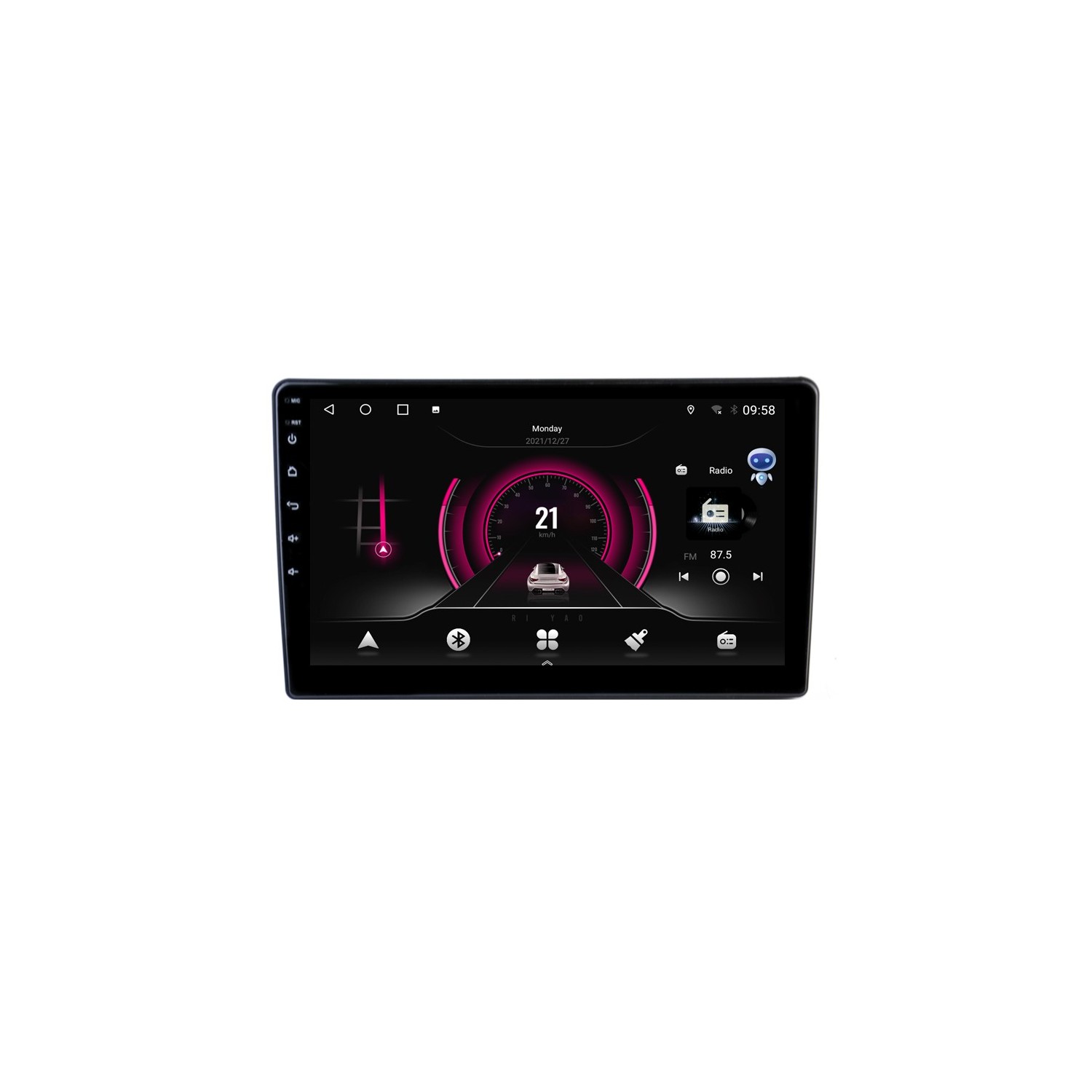 Radio navegador GPS Ford Transit Connect, T250, Tourneo, Fiesta, EcoSport 2017-2023 QLED CarPlay TR4775