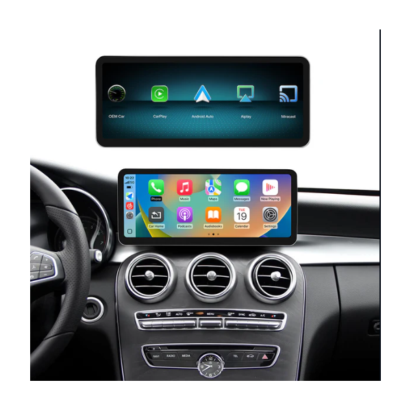 Linux Screen 12.3 inch for Mercedes GLC X253 | Wireless CarPlay and Android Auto TR4565