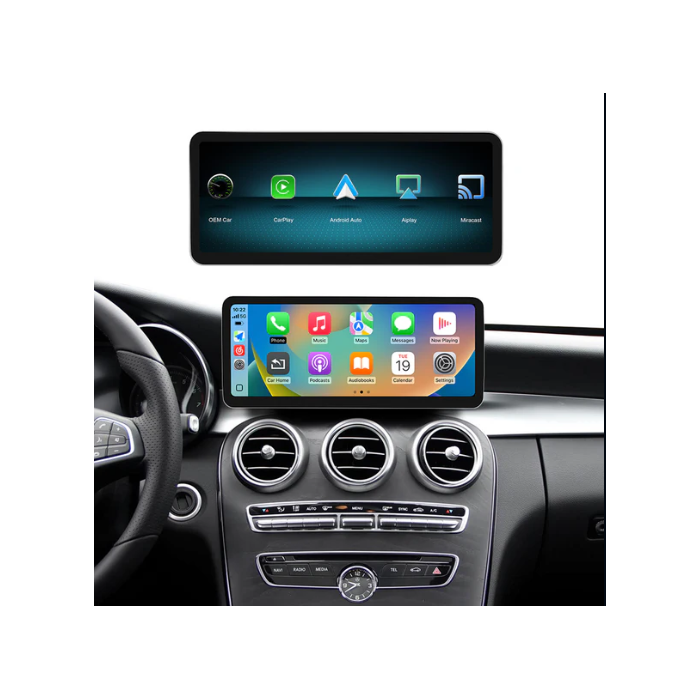 Linux Screen 12.3 inch for Mercedes GLC X253 | Wireless CarPlay and Android Auto TR4565