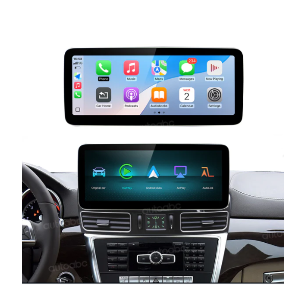 Linux Screen 12.3 inch for Mercedes ML W166 | Wireless CarPlay and Android Auto TR4563