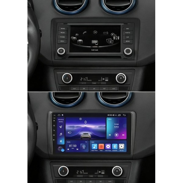 GPS Navigation Radio for Seat Ibiza 6J 2016-2017 9 Inch QLED CarPlay TR4780