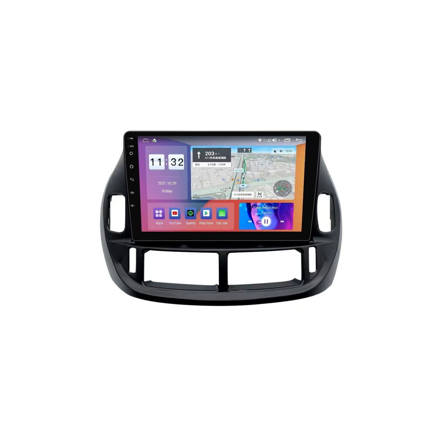 Radio navegador GPS Toyota Previa 2002-2006 pantalla 10,1 pulgadas QLED CarPlay TR4785