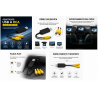 USB to RCA CVBS Video Output Adapter | Dual RCA Video Out | Android Car Radio Accessory TR4789
