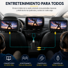 Adaptador USB a RCA CVBS Salida de Vídeo para Radios Android | 2 Salidas RCA | Compatible Pantallas Traseras TR4789