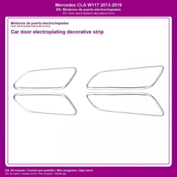 Illuminated air vents Mercedes CLA W117 2013-2019 TR4808