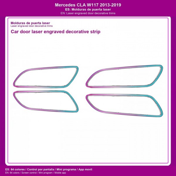 Illuminated air vents Mercedes CLA W117 2013-2019 TR4809
