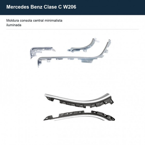Illuminated dashboard/console trims Mercedes Benz C-Class W206 TR4838