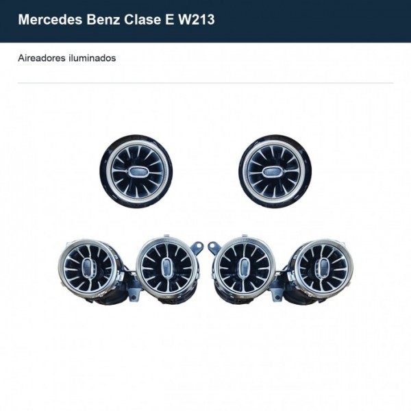 Illuminated air vents Mercedes Benz E-Class W213 TR4844