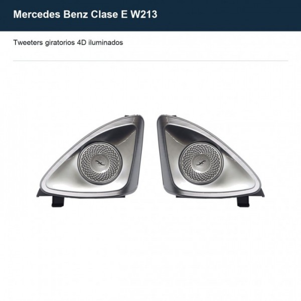 Tweeters giratorios 4D iluminados Mercedes Benz Clase E W213 TR4846