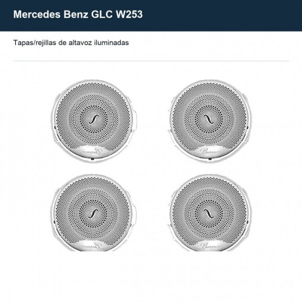Tapas/rejillas de altavoz iluminadas Mercedes Clase C W206 TR4853