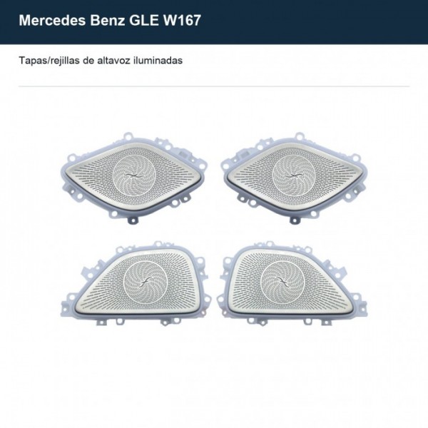 Tapas/rejillas de altavoz iluminadas Mercedes Benz GLE W167 TR4859