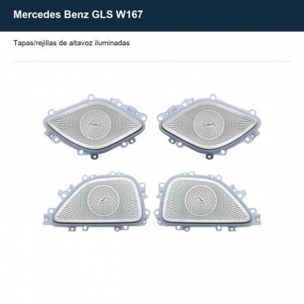 Illuminated speaker grilles/covers Mercedes CLA W118 TR4862