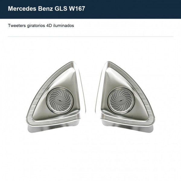 Tweeters giratorios 4D iluminados Mercedes Benz GLS W167 TR4863
