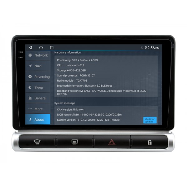 Radio navegador GPS Citroen C3 y C4 Cactus pantalla 10.1 Android 15 TR4932