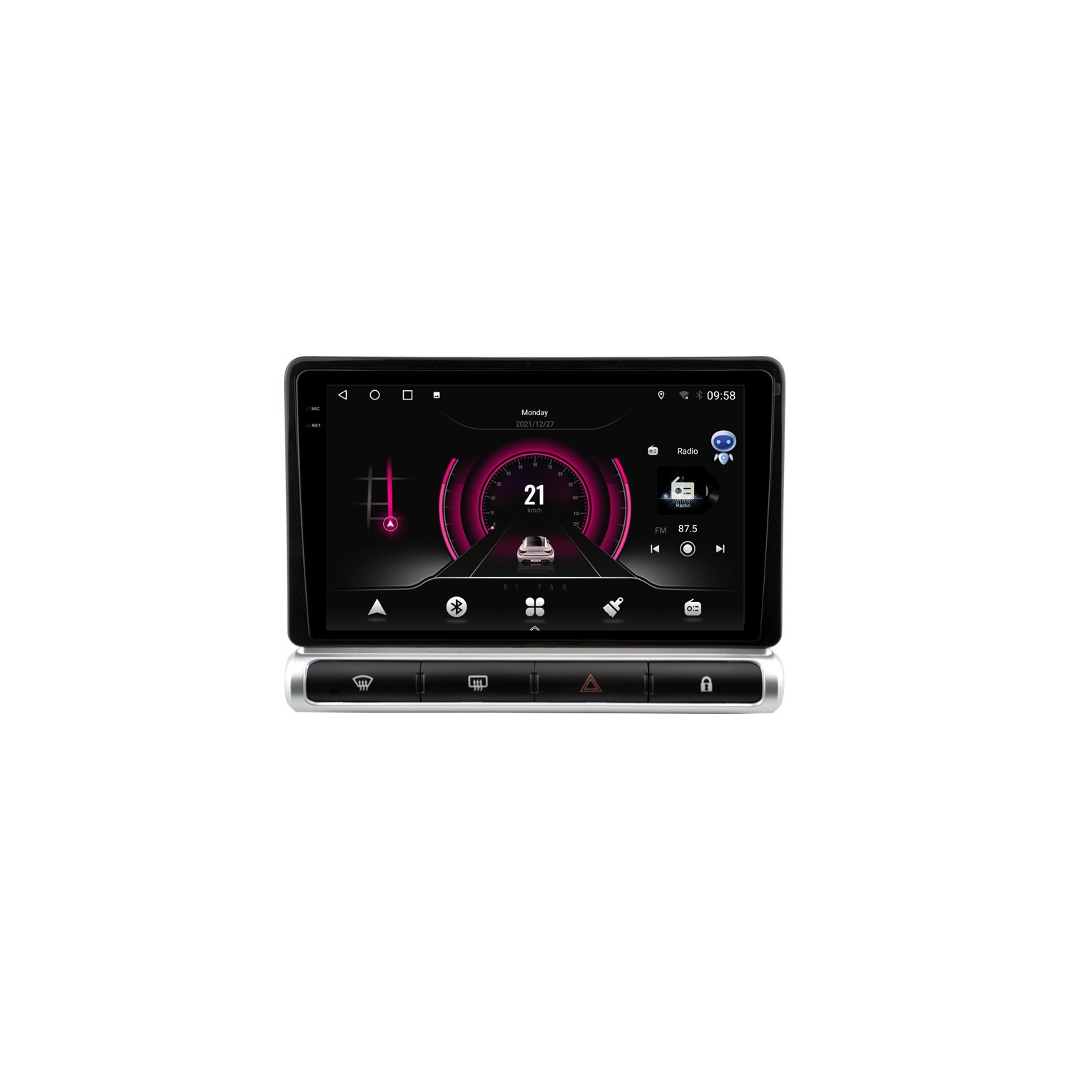 Radio navegador GPS Citroen C3 y C4 Cactus pantalla 10.1 Android 15 TR4932