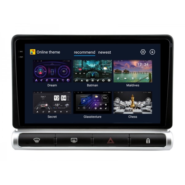 Radio navegador GPS Citroen C3 y C4 Cactus pantalla 10.1 Android 15 TR4932