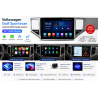 Pantalla 10.1" GPS Volkswagen Golf Sportsvan Android 15 QLED CarPlay TR4934