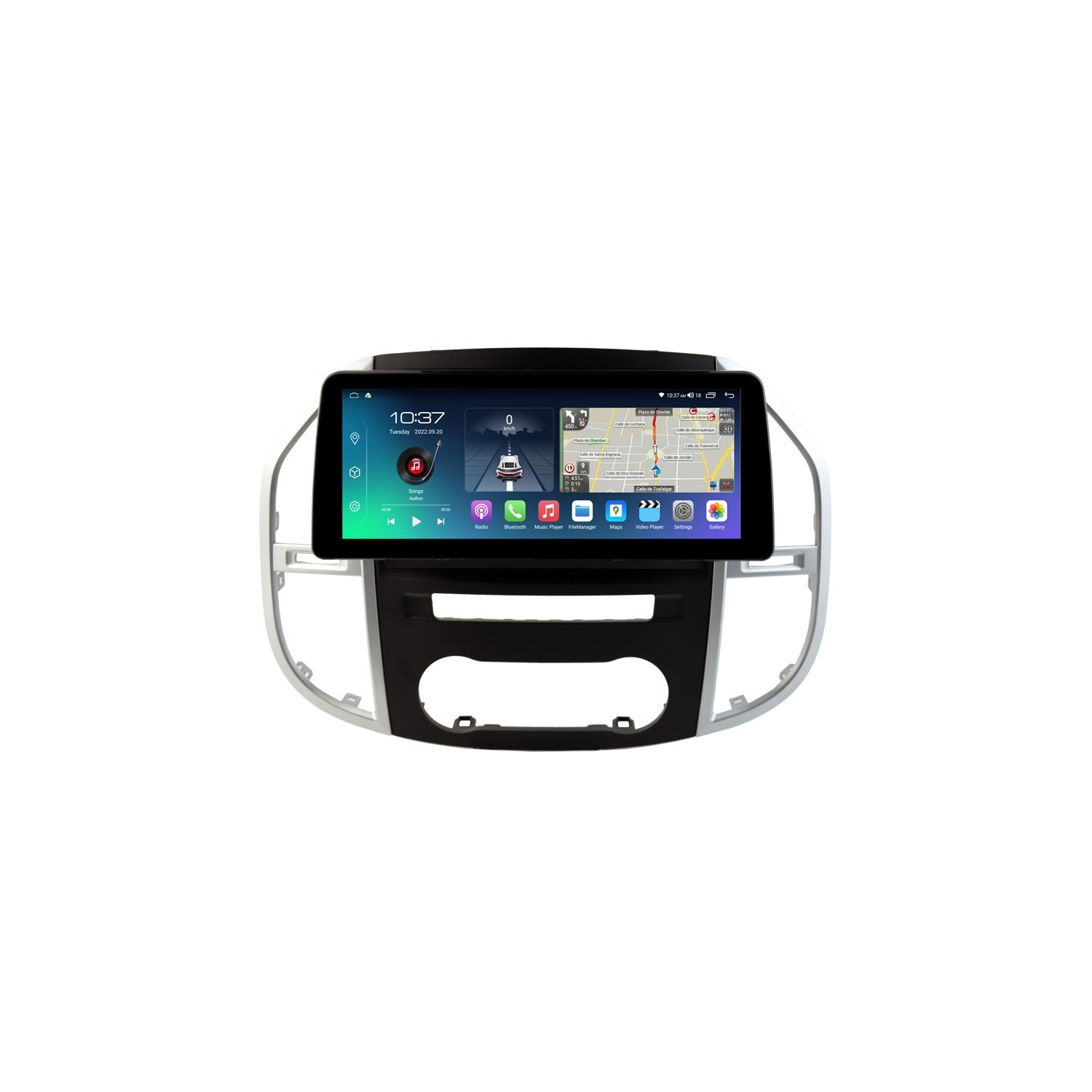 12.3" Ultra Slim Android Display for Mercedes-Benz Vito W447 2014-2020 4G LTE TR4936