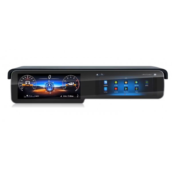 Dual Android screen Suzuki Jimny JB74 from 2018 digital cluster GPS CarPlay 4G LTE TR4938 1