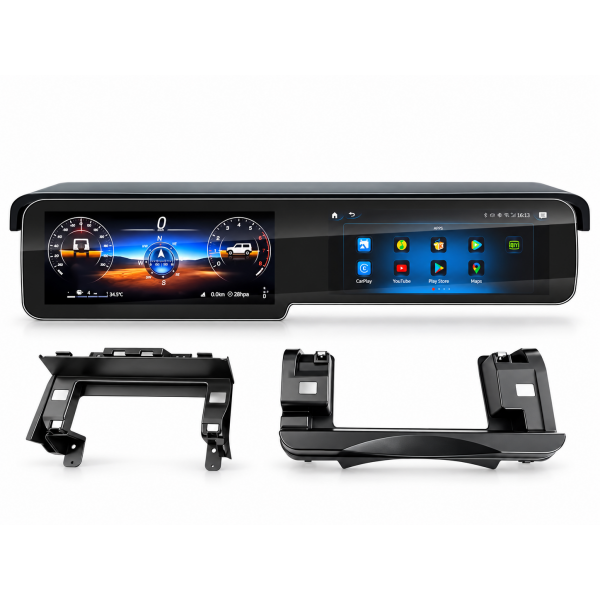 Dual Android screen Suzuki Jimny JB74 from 2018 digital cluster GPS CarPlay 4G LTE TR4938 2