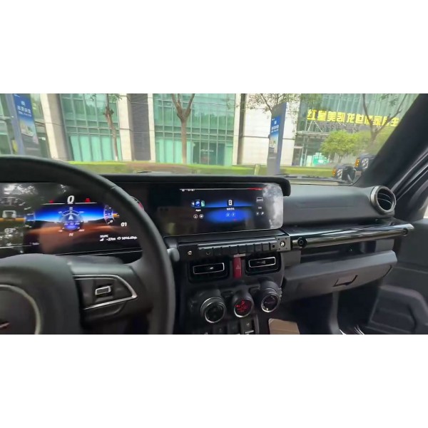Dual Android screen Suzuki Jimny JB74 from 2018 digital cluster GPS CarPlay 4G LTE TR4938 3