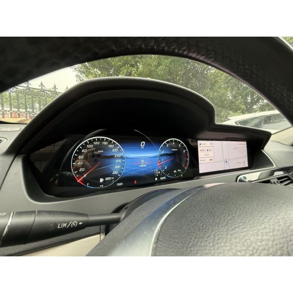 Android 13 dual screen Mercedes C-Class W204 2011-2013 digital cluster TR4941 2