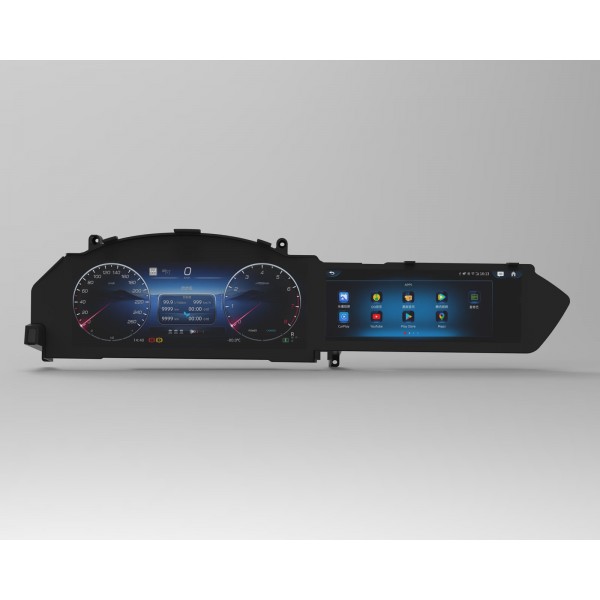 Android 13 dual screen Mercedes C-Class W204 2011-2013 digital cluster TR4941 6