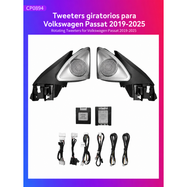 Kit iluminación ambiental Volkswagen Passat 2019-2025 Kit de iluminación ambiental TR4976 1