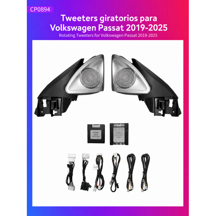 Kit iluminación ambiental Volkswagen Passat 2019-2025 Kit de iluminación ambiental TR4976 1