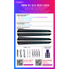 Kit iluminación ambiental BMW X1 U11 2023-2024 8 LED Dragon Scale Rainbow OEM TR4616 2