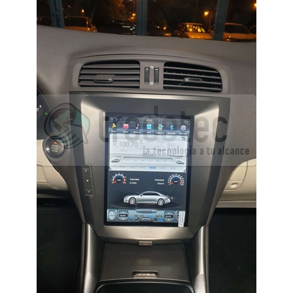 Radio GPS head unit TESLA STYLE Lexus IS
