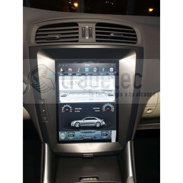 Radio GPS head unit TESLA STYLE Lexus IS