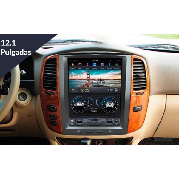 Radio navegador GPS tipo TESLA Land Cruiser HDJ 100 ANDROID TR3232