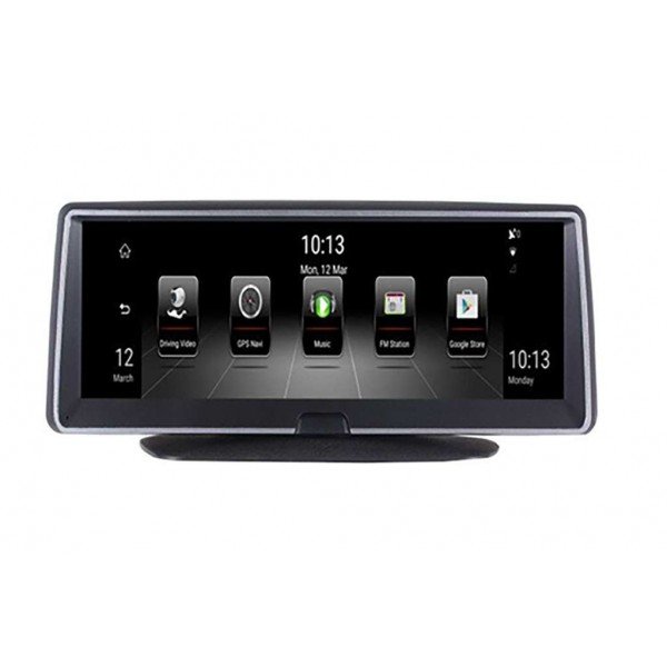 Pantalla coche GPS Android grabador conducción