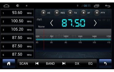 Radio GPS 9 pulgadas Android 1 DIN