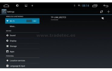 Radio GPS 9 pulgadas Android 1 DIN