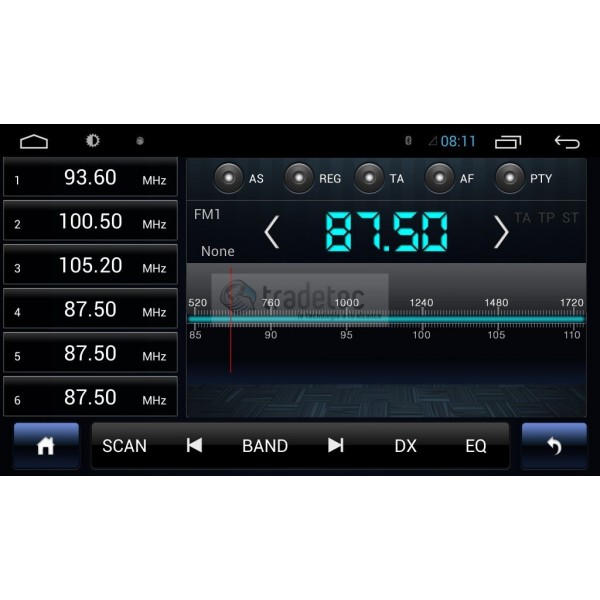 Fiat Freemont android head unit